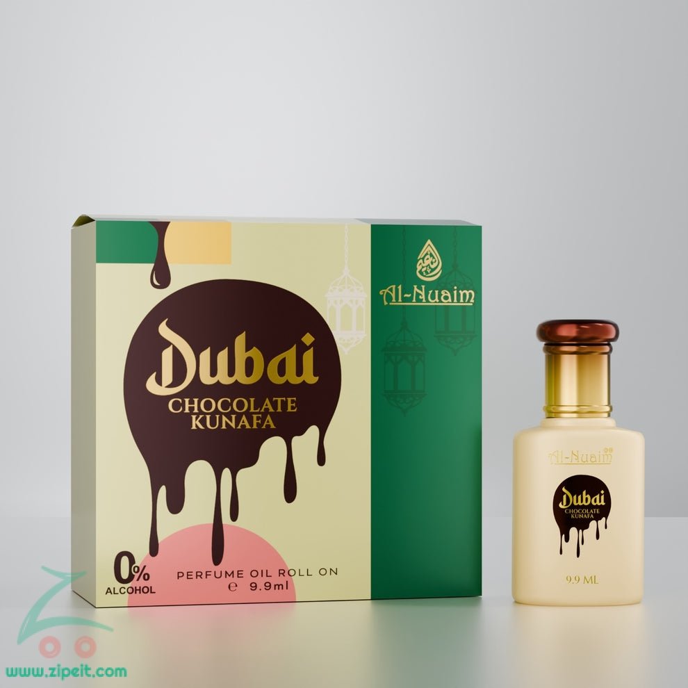 Dubai Chocolate Kunafa – Gourmand Sweet Oriental Fragrance | Al Nuaim | Alcohol-Free 9.9 ml